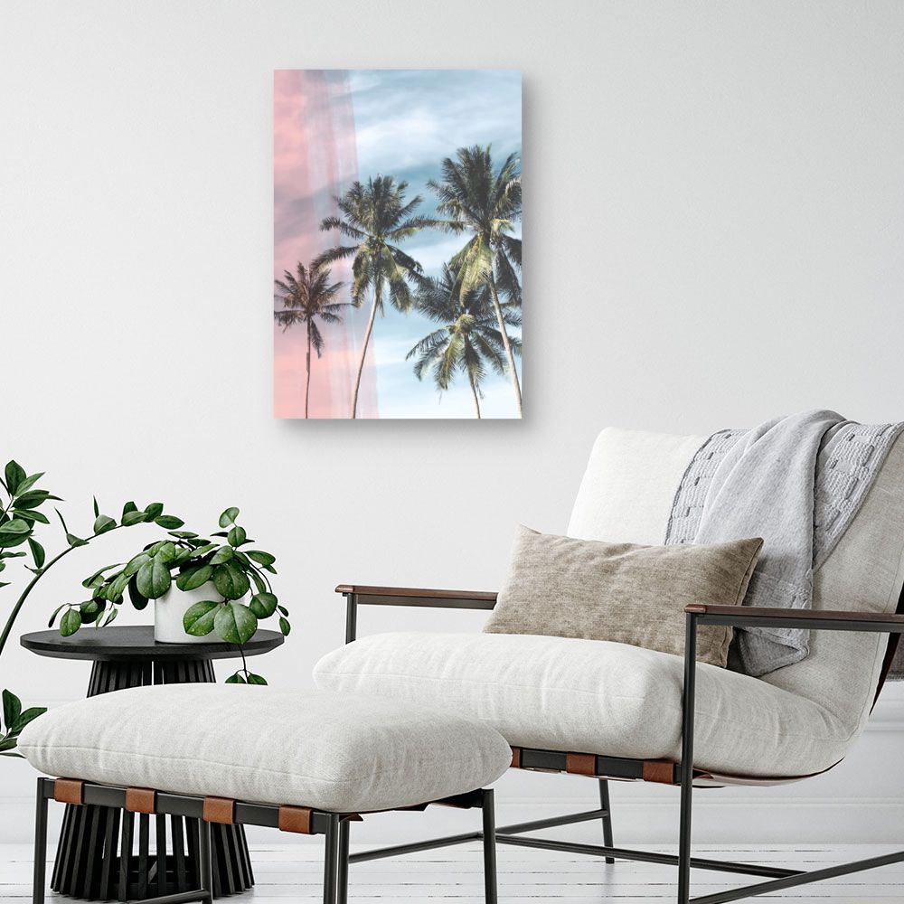 Tableau Palmiers tropicaux apaisants