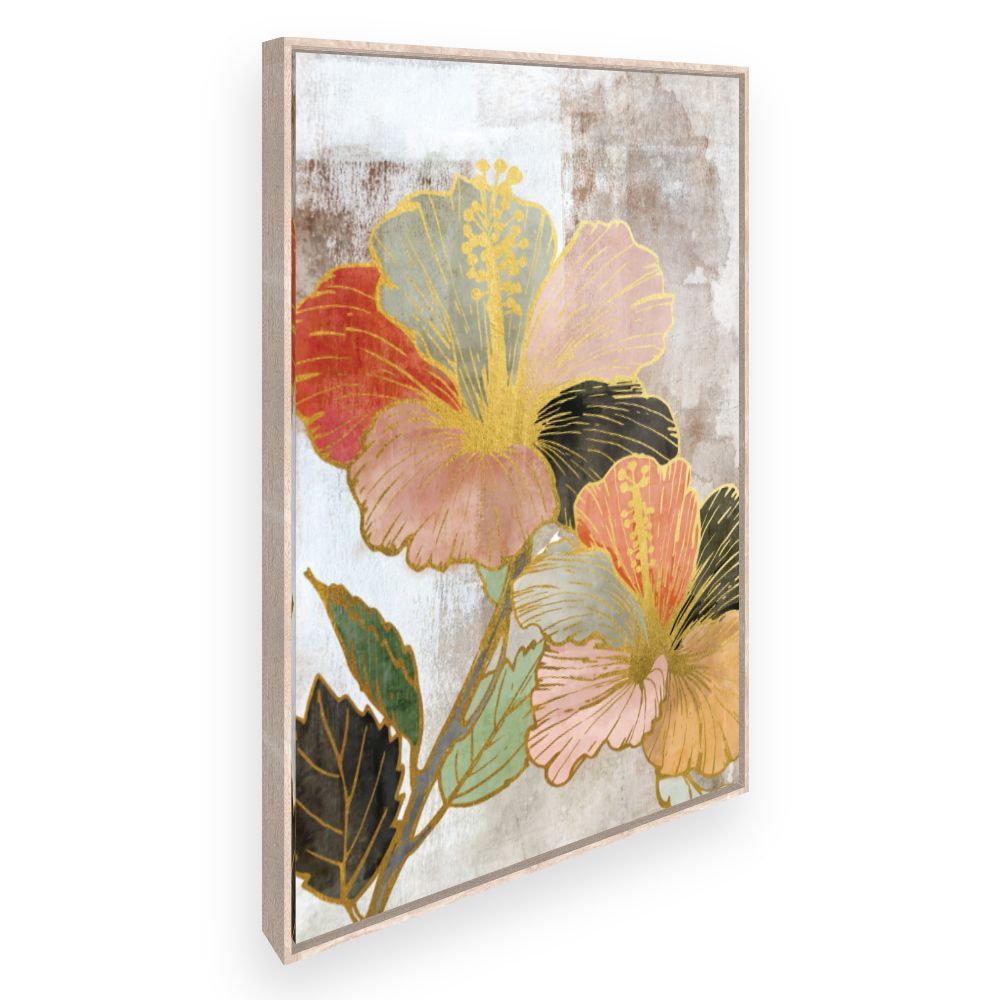Toile Fleurs élégantes