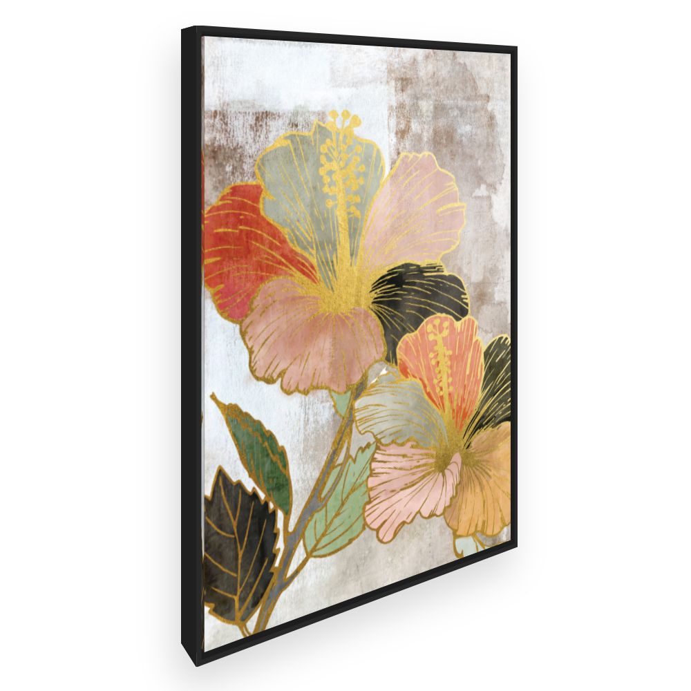 Toile Fleurs élégantes