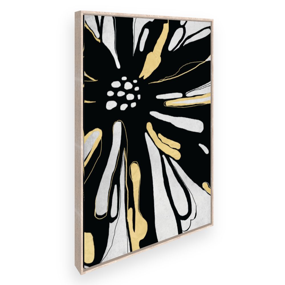 Toile Fleur abstraite élégante