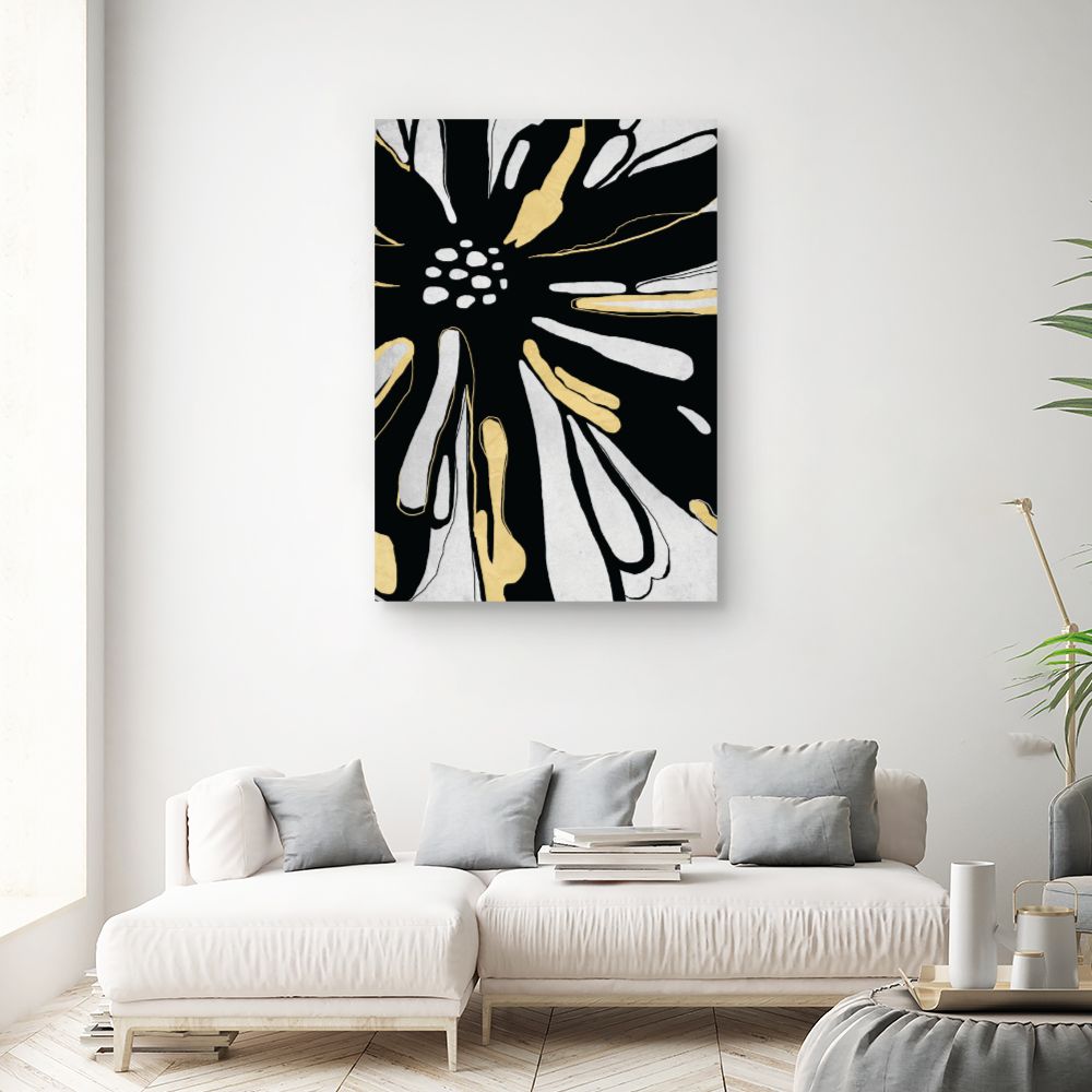 Tableau Fleur abstraite élégante