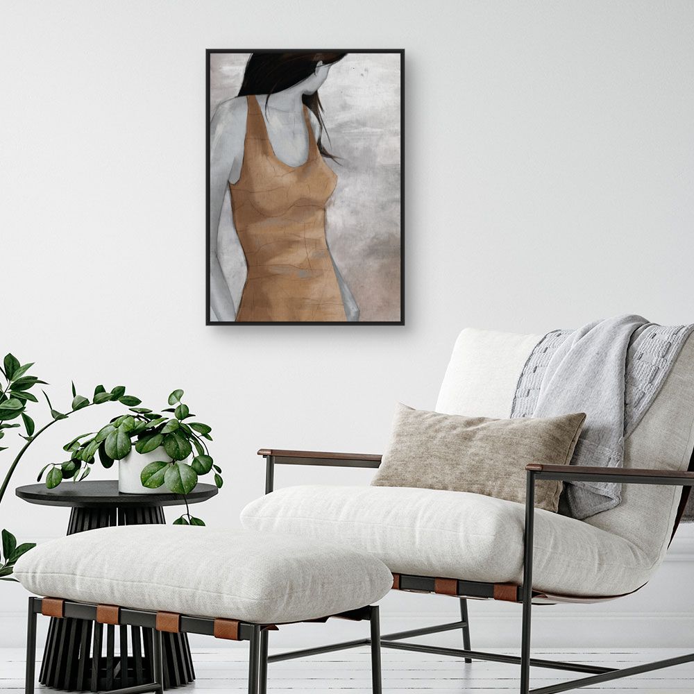 Tableau Élégance abstraite féminine