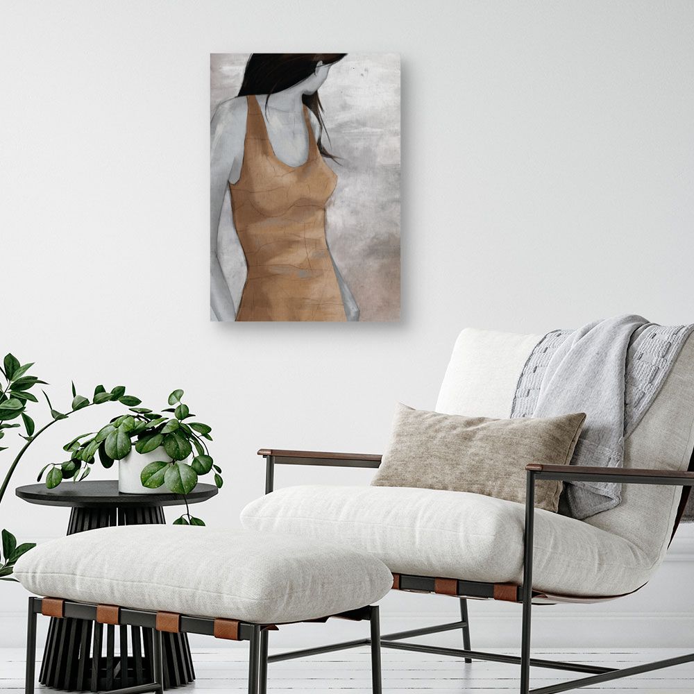 Tableau Élégance abstraite féminine