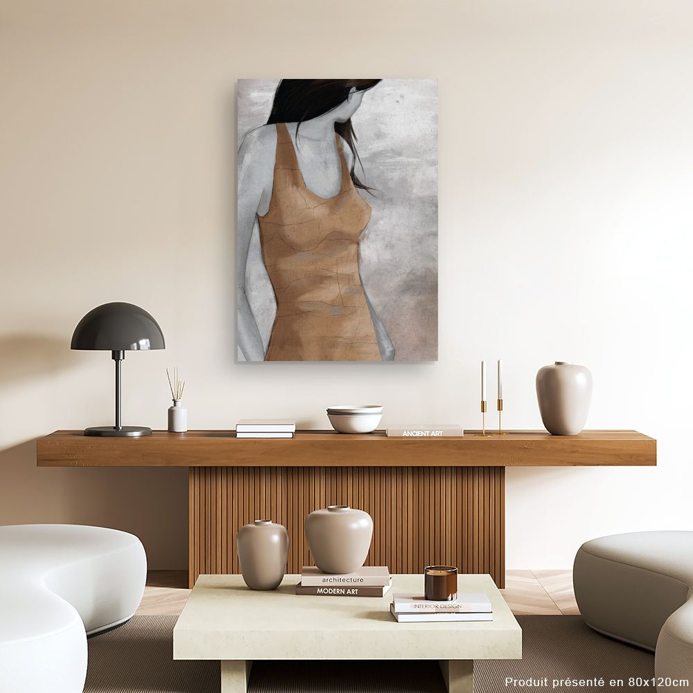 Tableau Élégance abstraite féminine