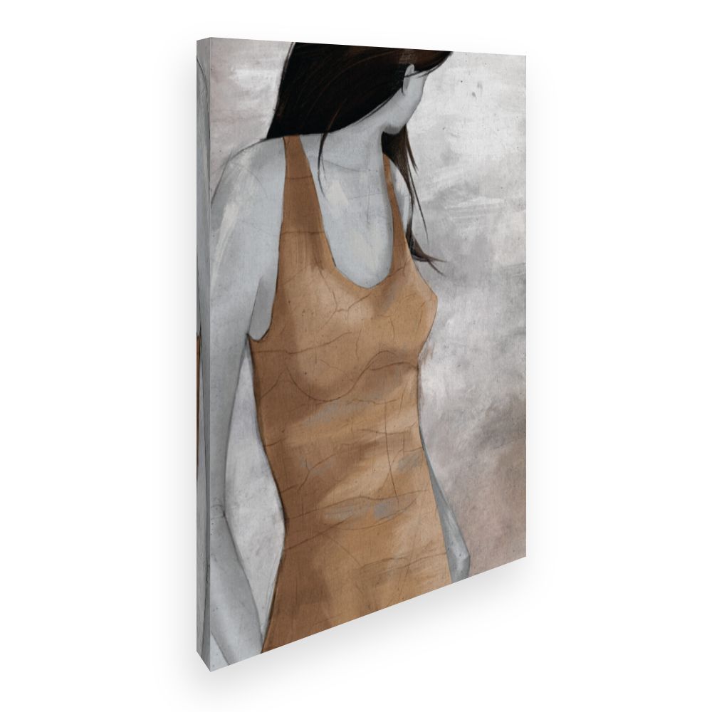 Toile Élégance abstraite féminine