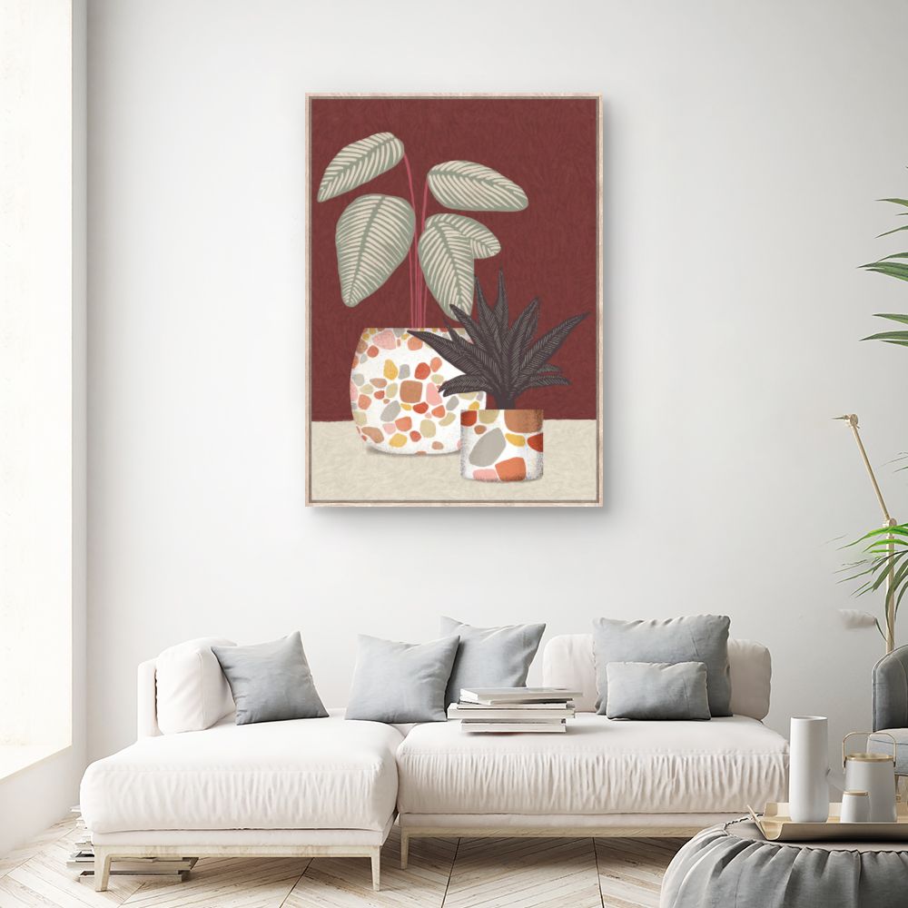 Tableau Plantes stylisées