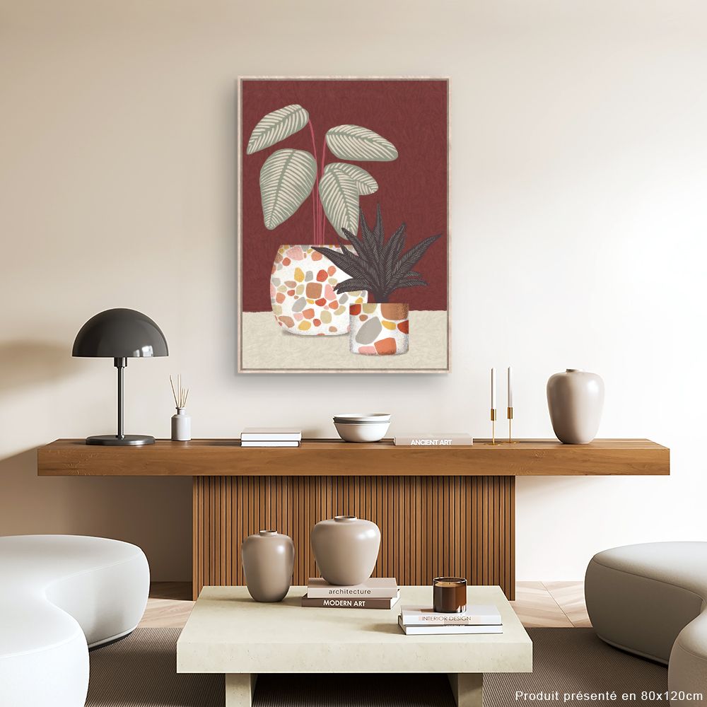 Tableau Plantes stylisées