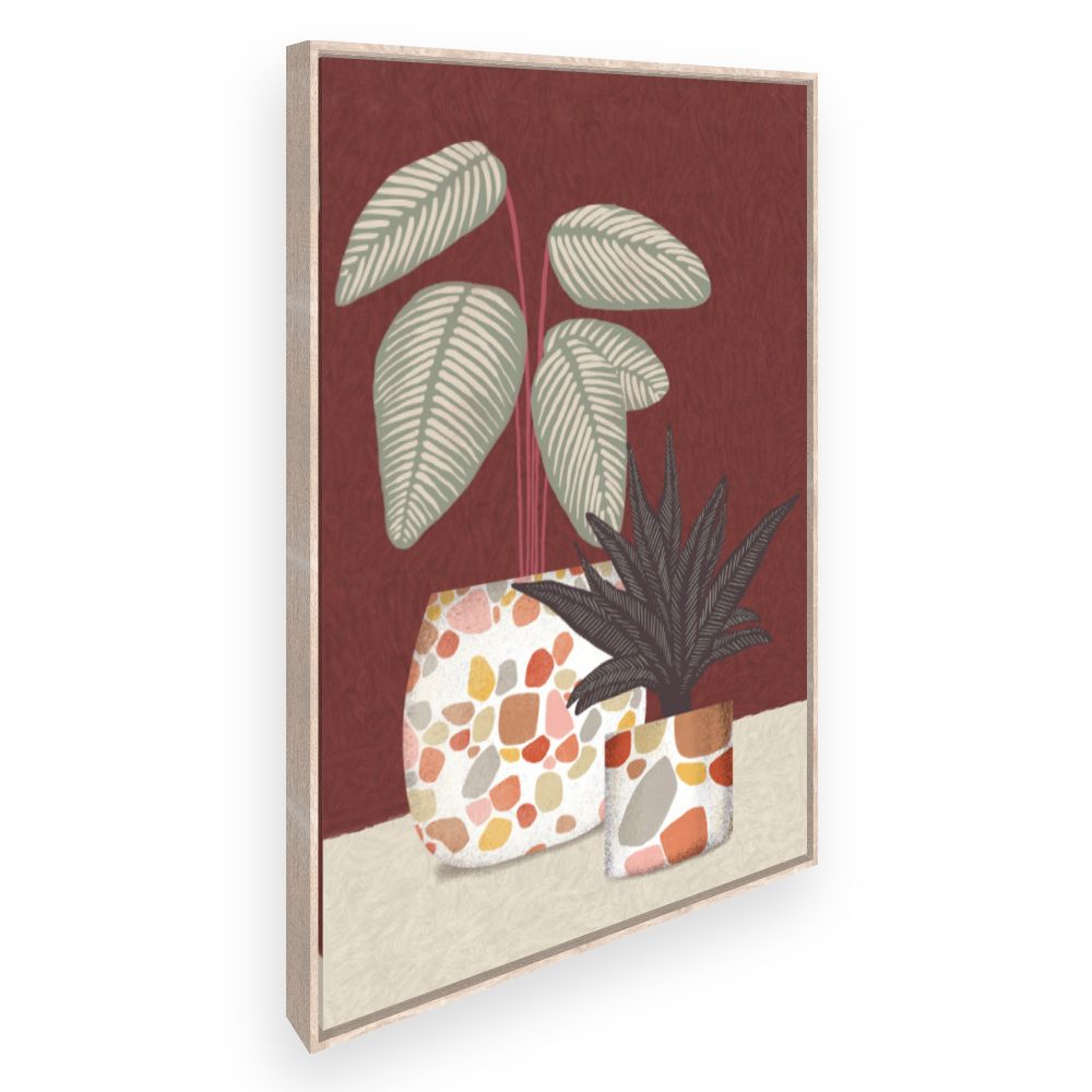 Toile Plantes stylisées