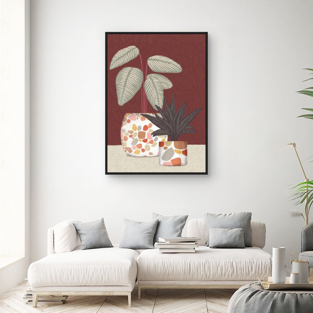 Tableau Plantes stylisées