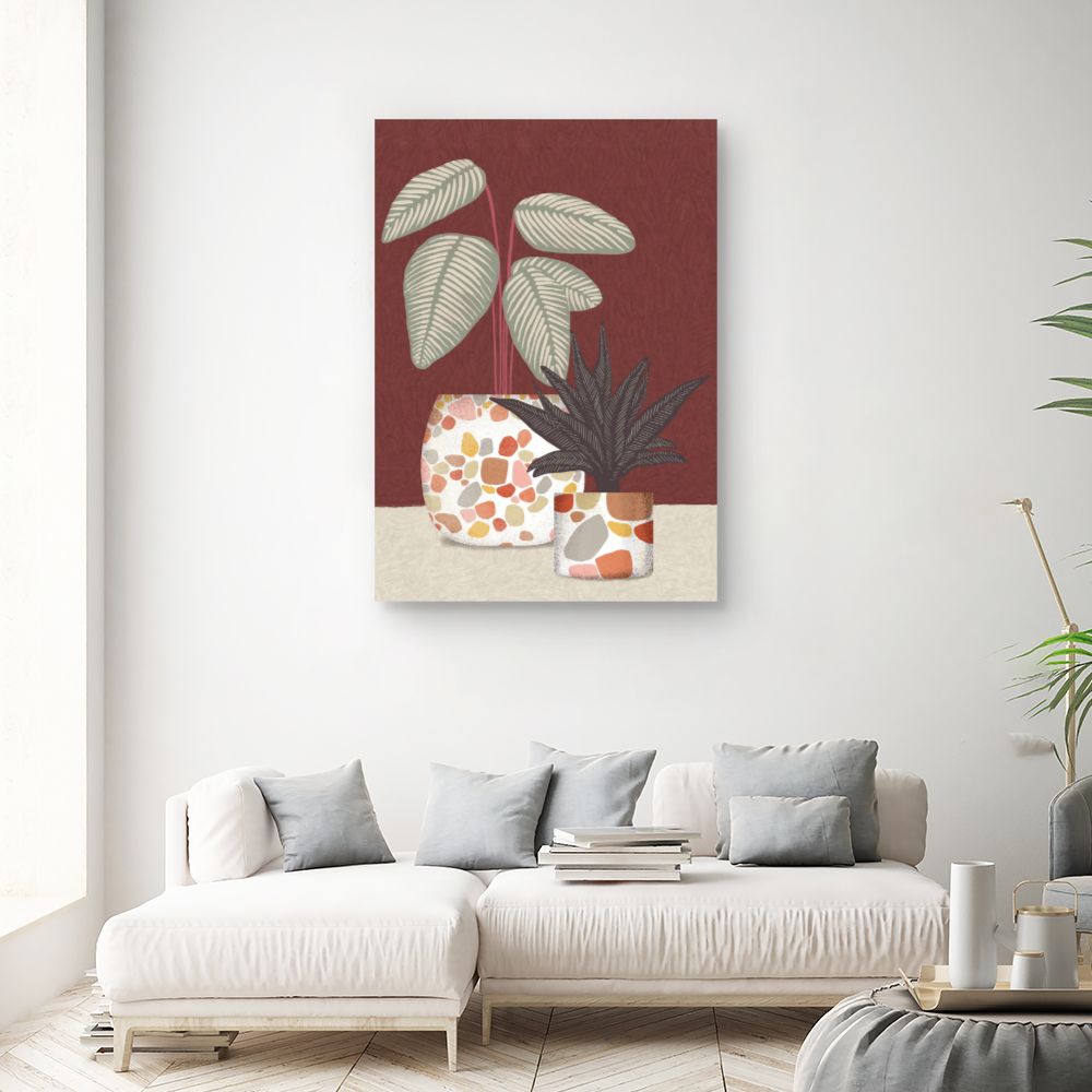 Tableau Plantes stylisées