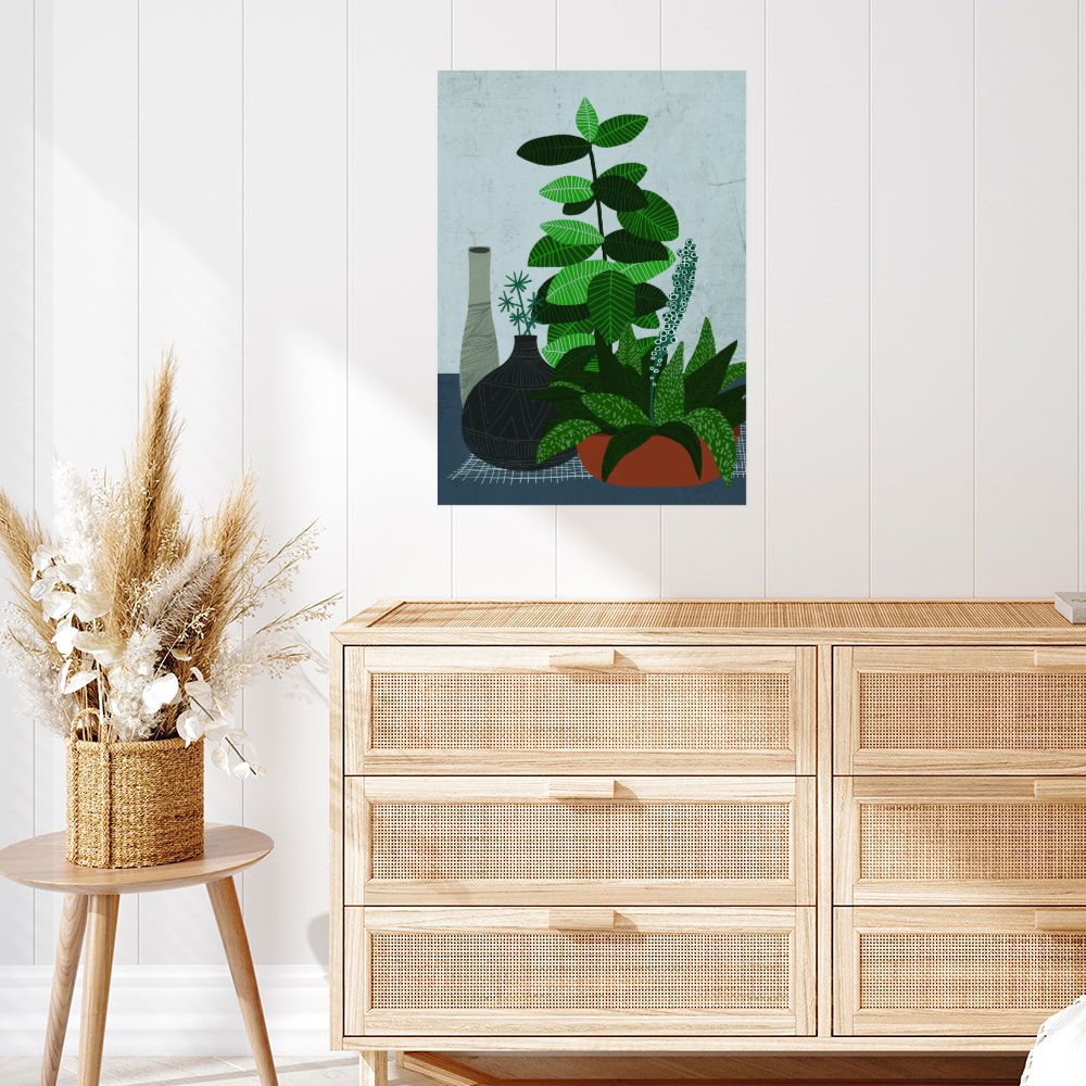 Affiche Jardin botanique élégant