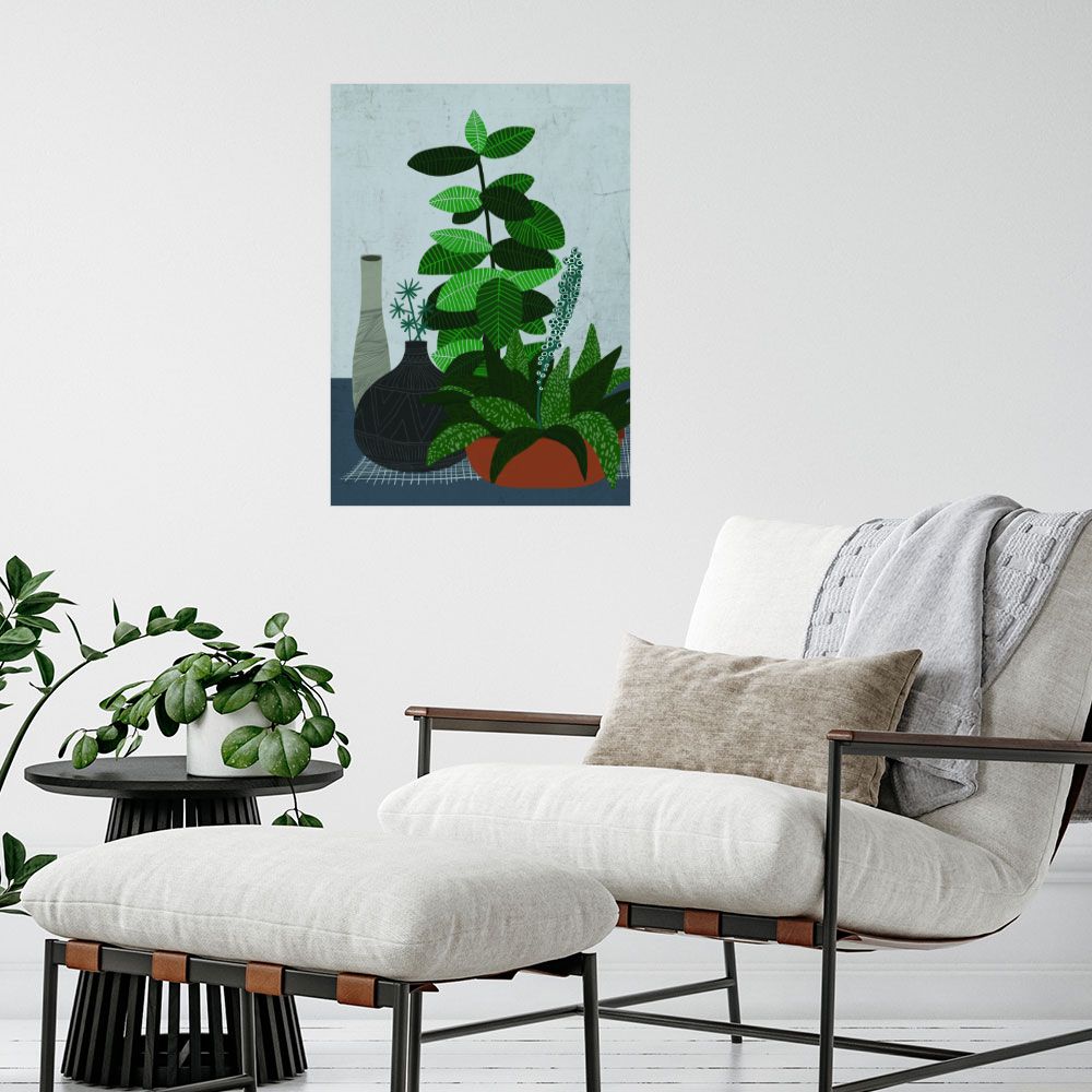 Affiche Jardin botanique élégant