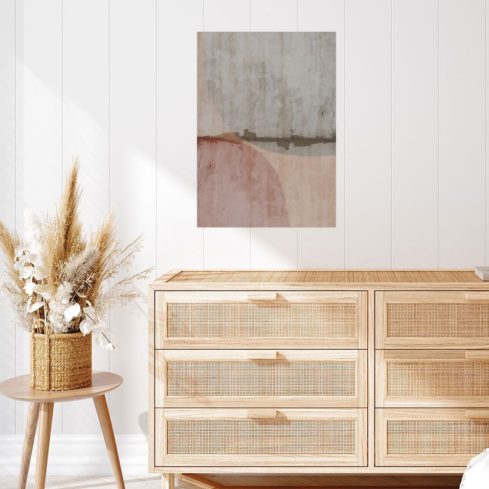 Affiche Courbes douces artistiques