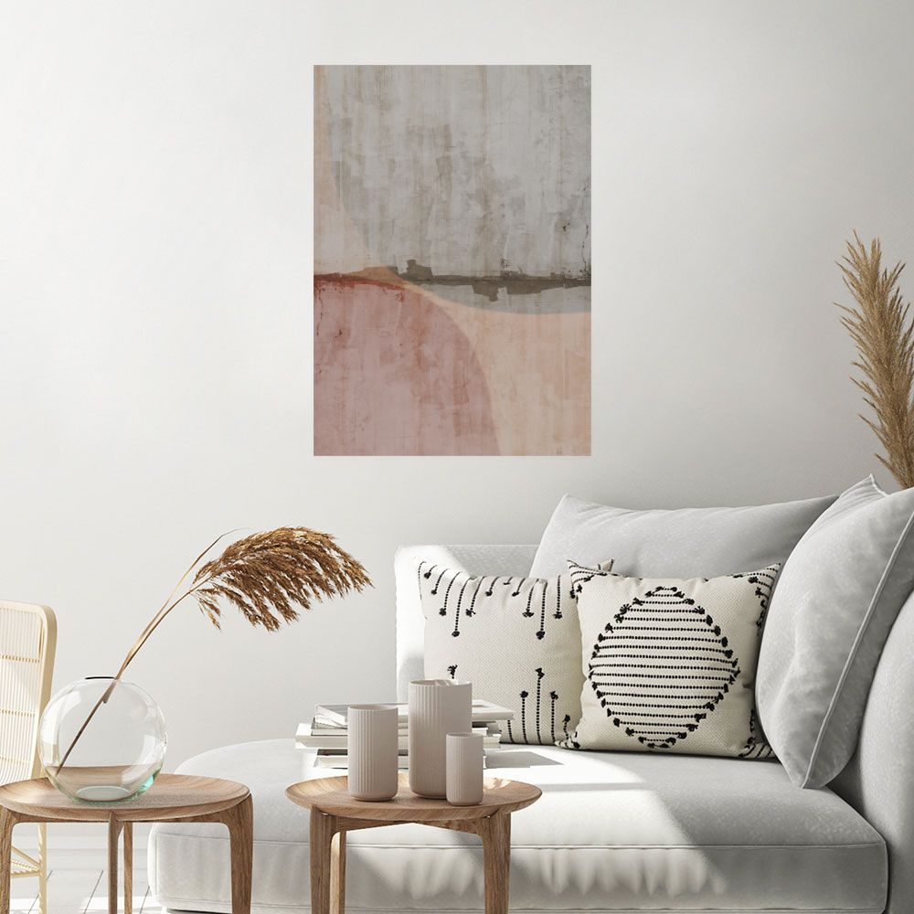 Affiche Courbes douces artistiques