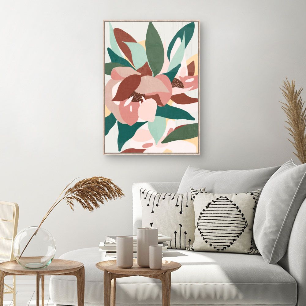 Tableau Fleurs abstraites modernes