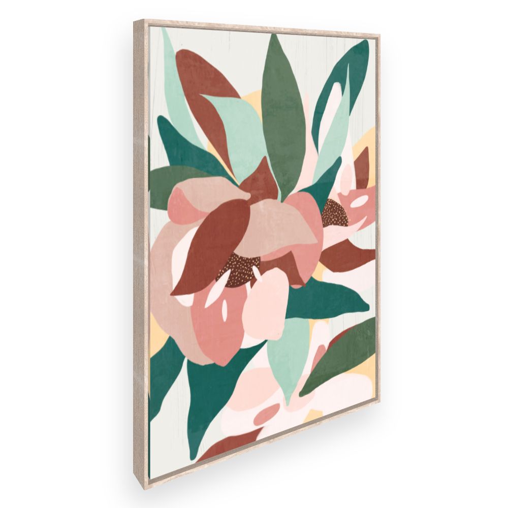 Toile Fleurs abstraites modernes