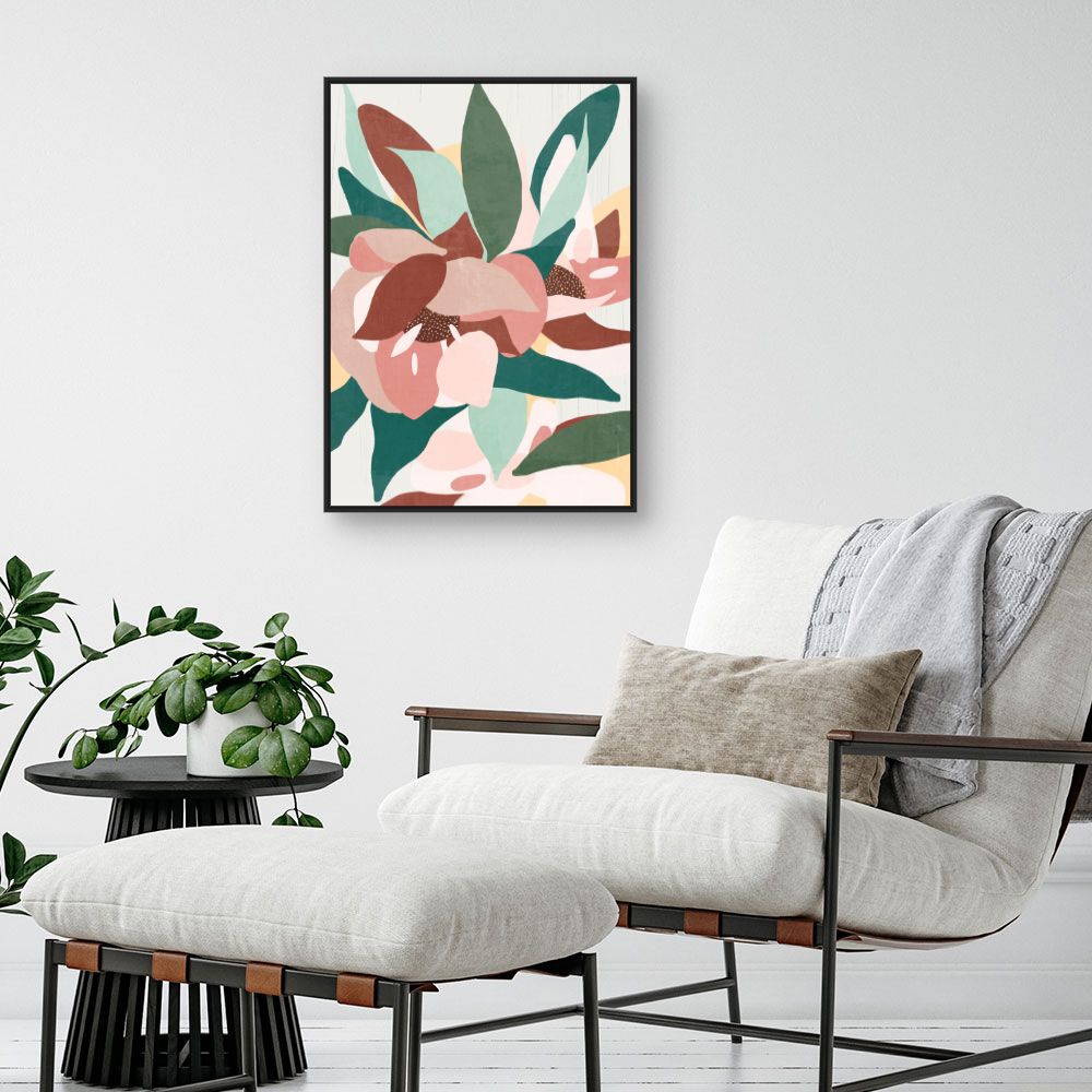 Tableau Fleurs abstraites modernes