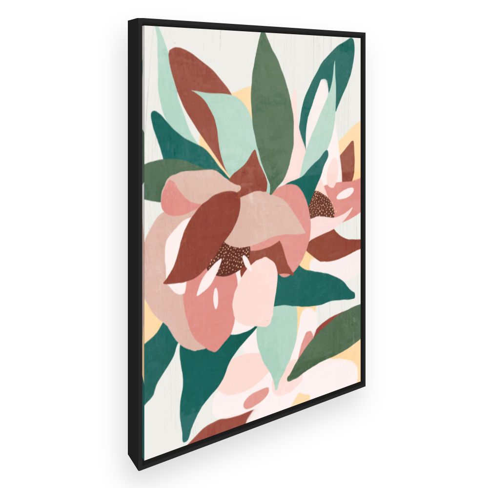 Toile Fleurs abstraites modernes