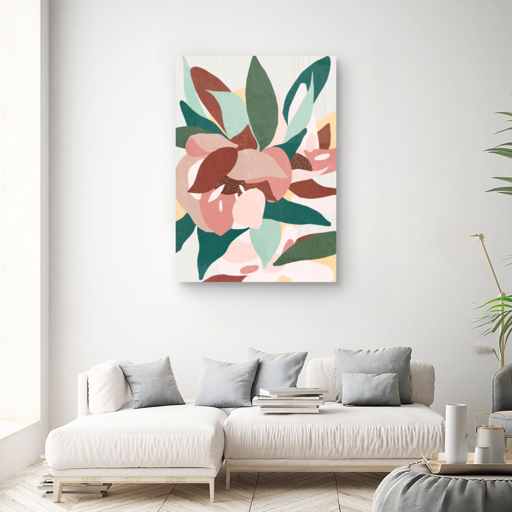 Tableau Fleurs abstraites modernes
