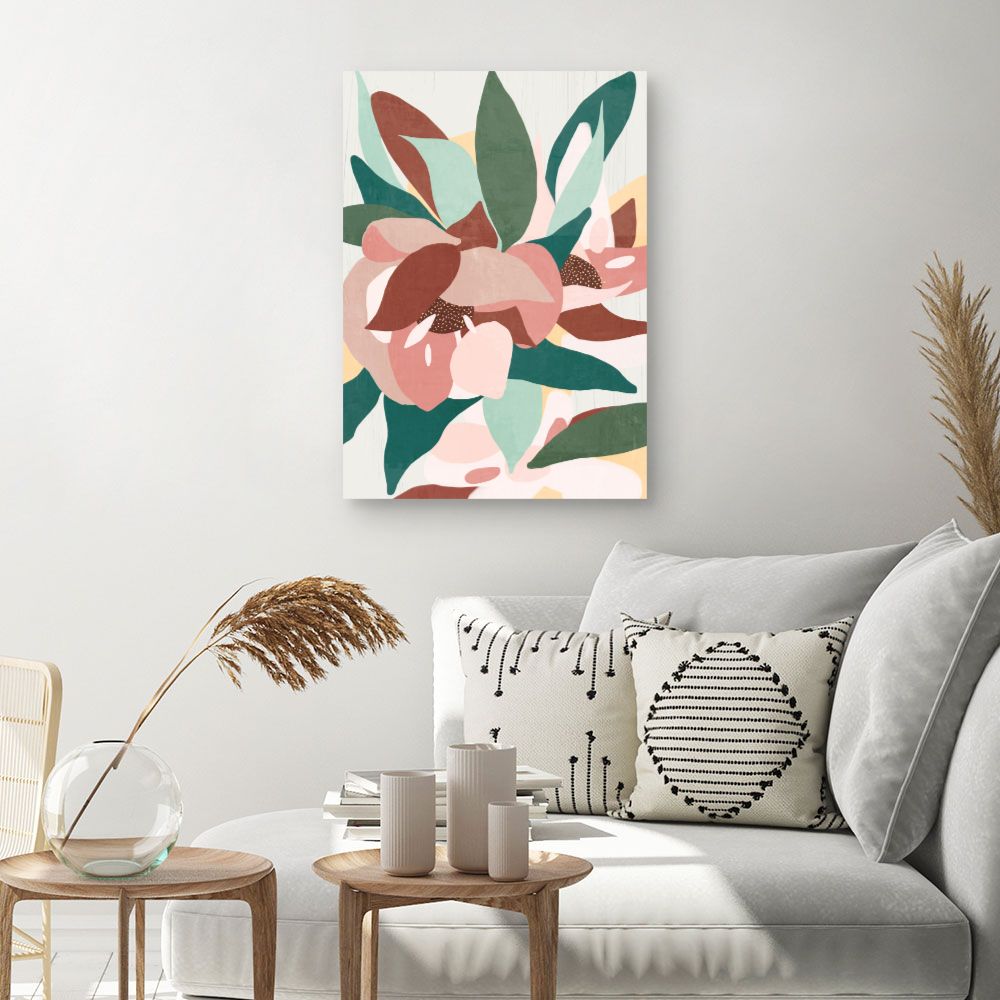 Tableau Fleurs abstraites modernes