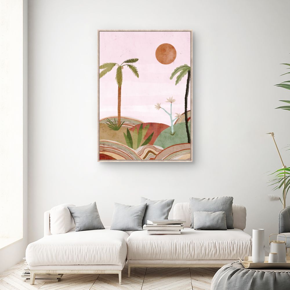 Tableau Paysage tropical doux
