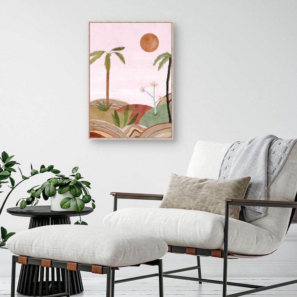 Tableau Paysage tropical doux
