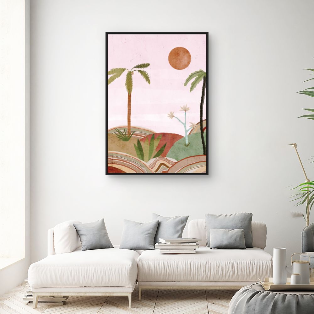 Tableau Paysage tropical doux