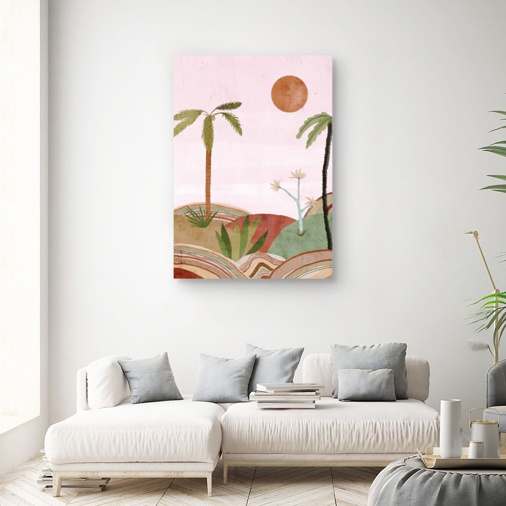 Tableau Paysage tropical doux