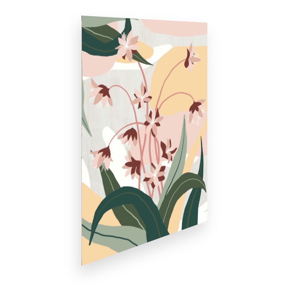 Affiche Fleurs pastel élégantes