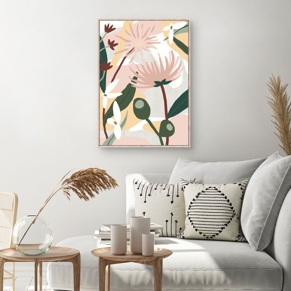 Tableau Fleurs abstraites élégantes