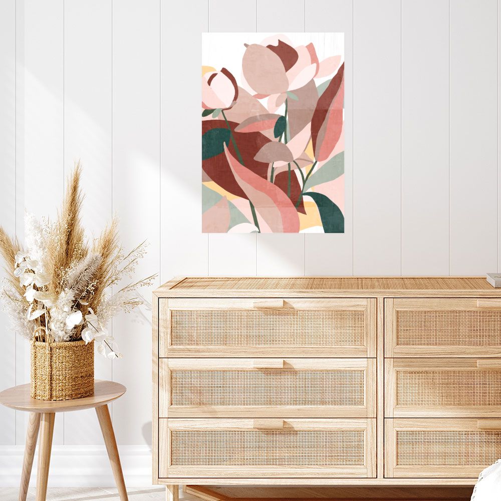 Affiche Floraison abstraite