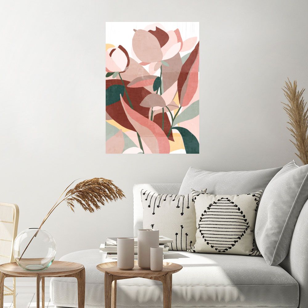 Affiche Floraison abstraite