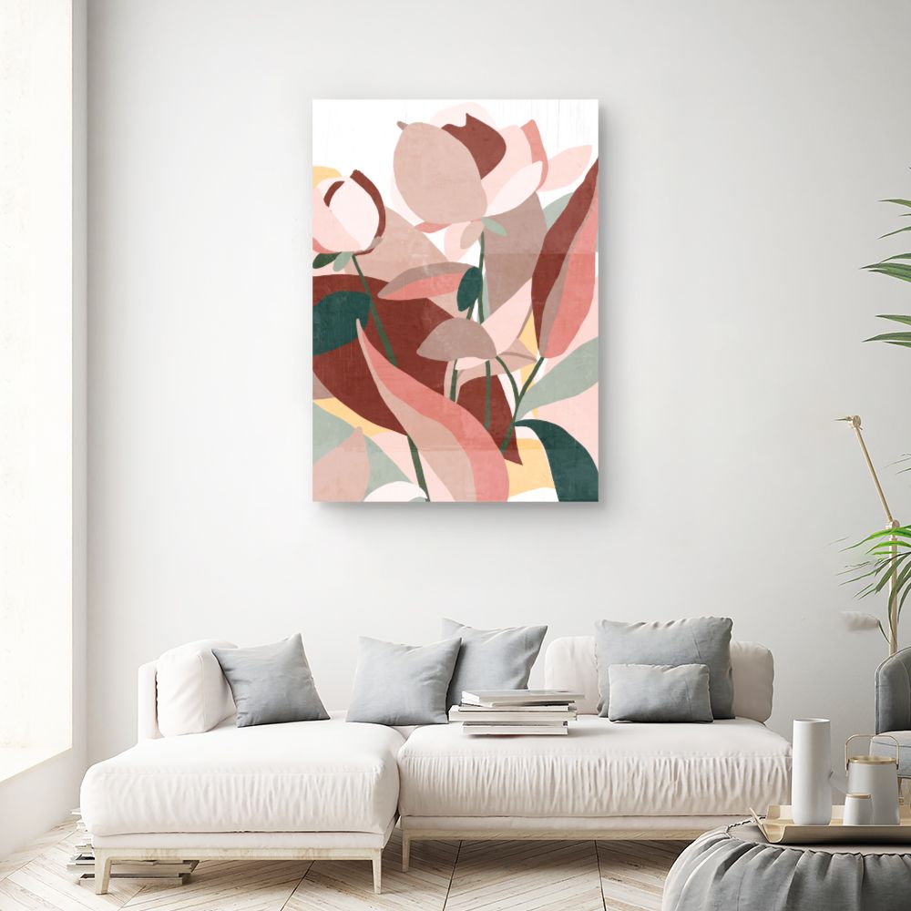 Tableau Fleurs abstraites élégantes