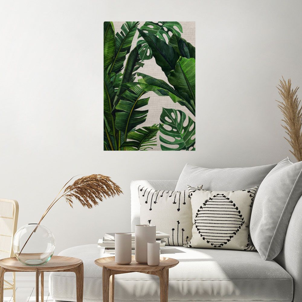 Affiche Feuillage tropical