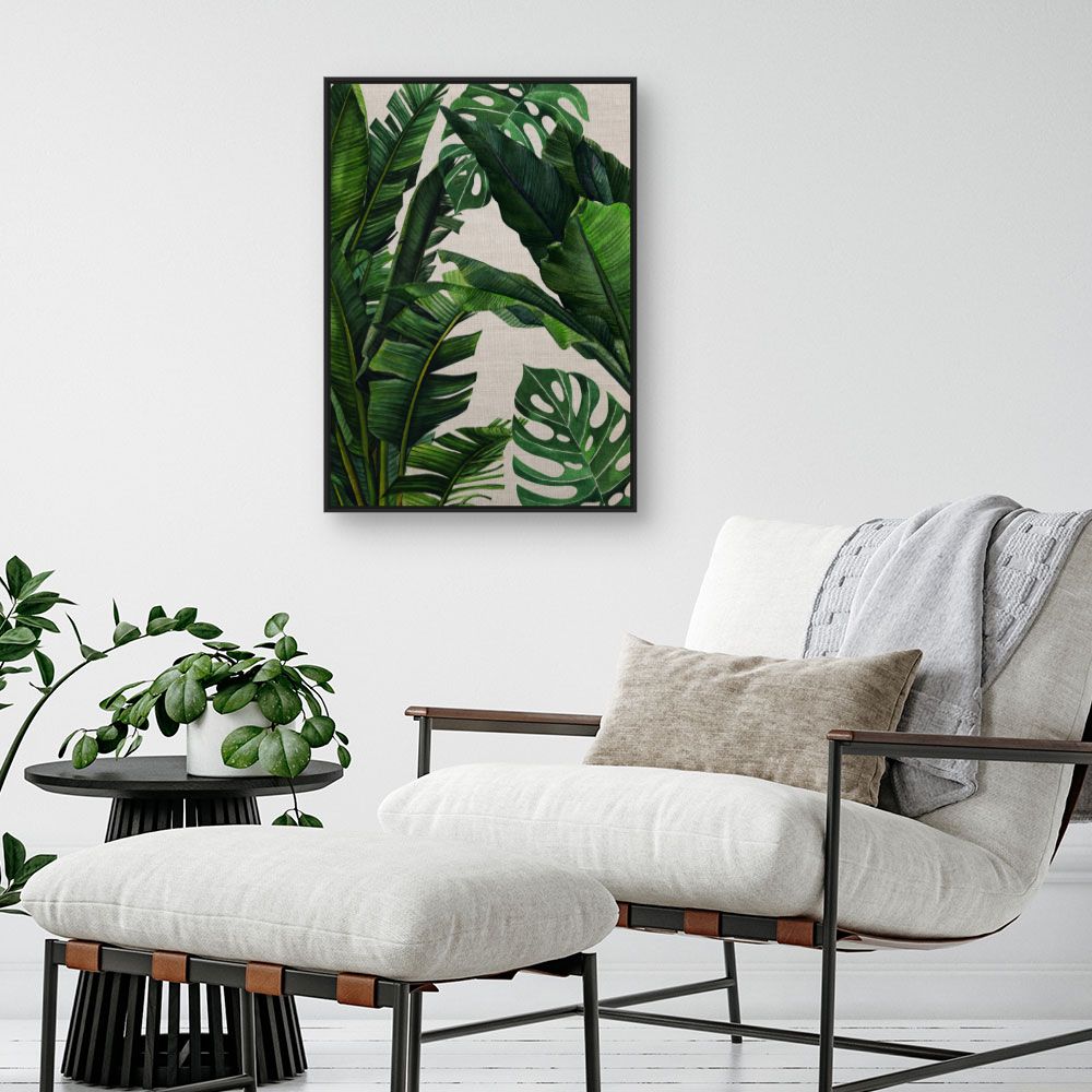 Tableau Feuillage tropical