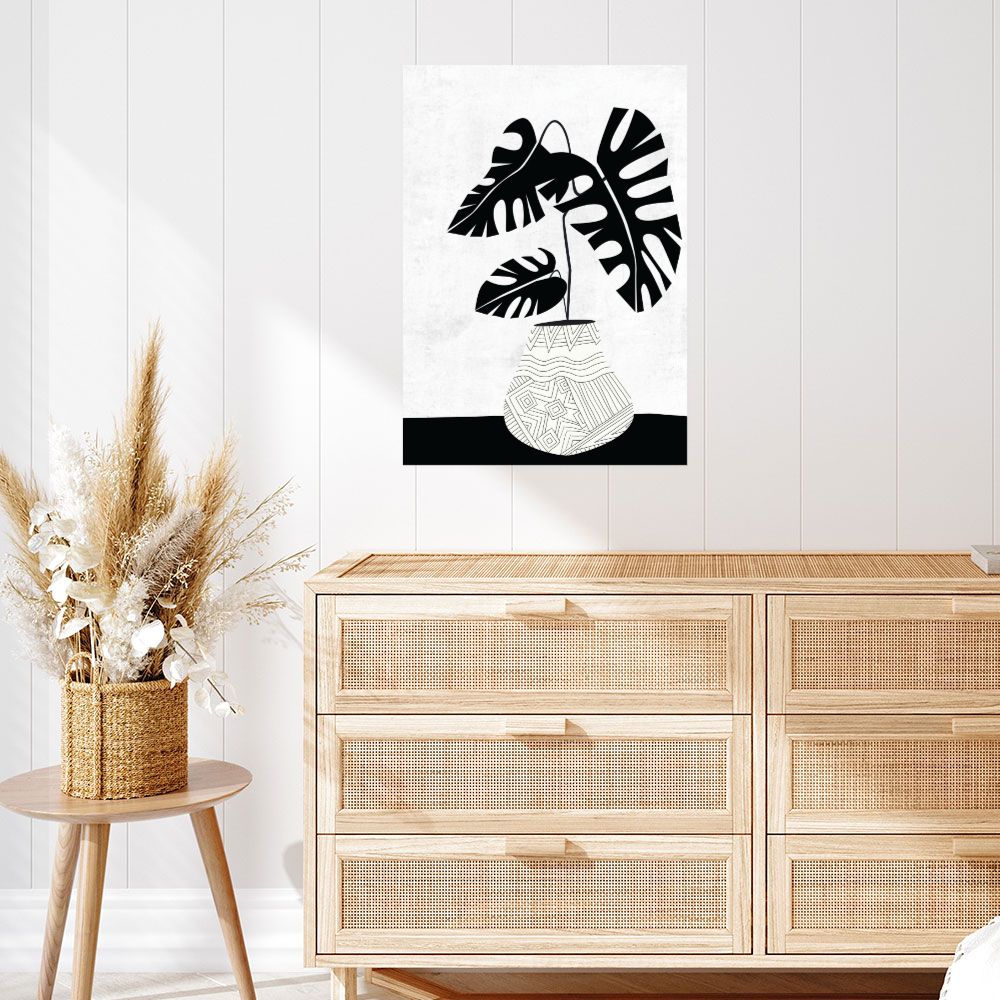Affiche Feuilles graphiques