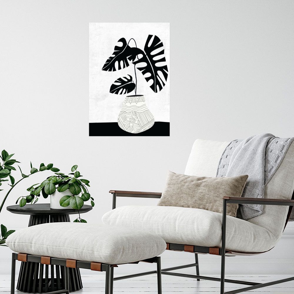 Affiche Feuilles graphiques
