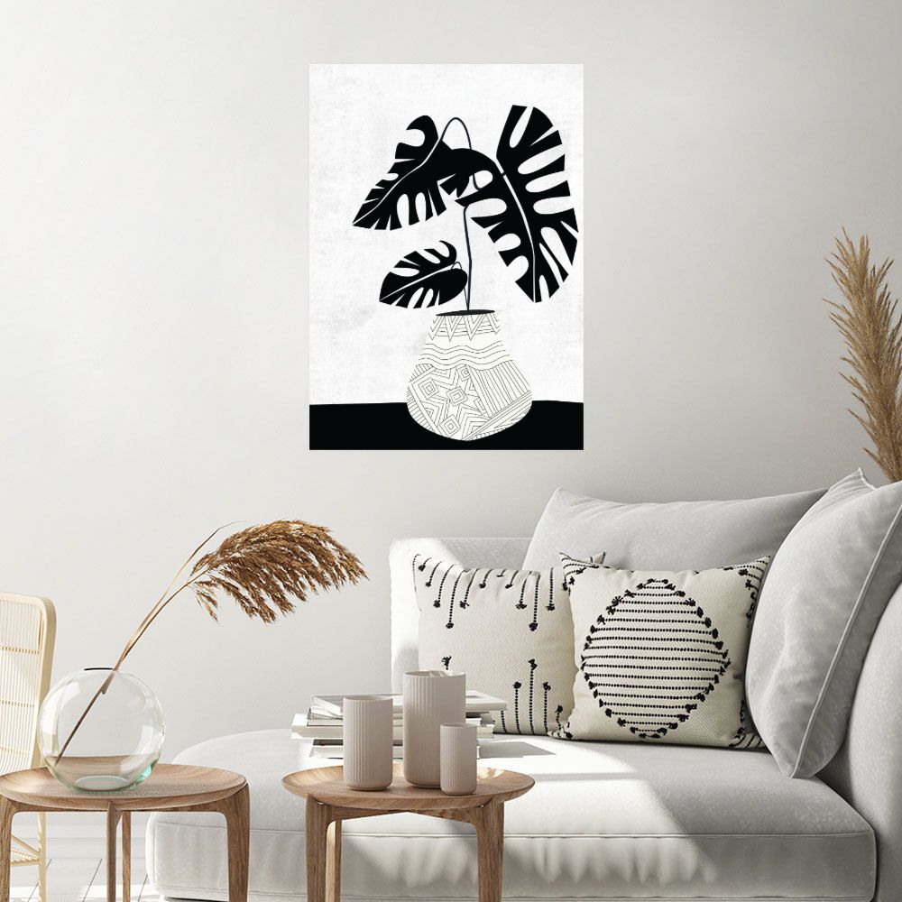 Affiche Feuilles graphiques