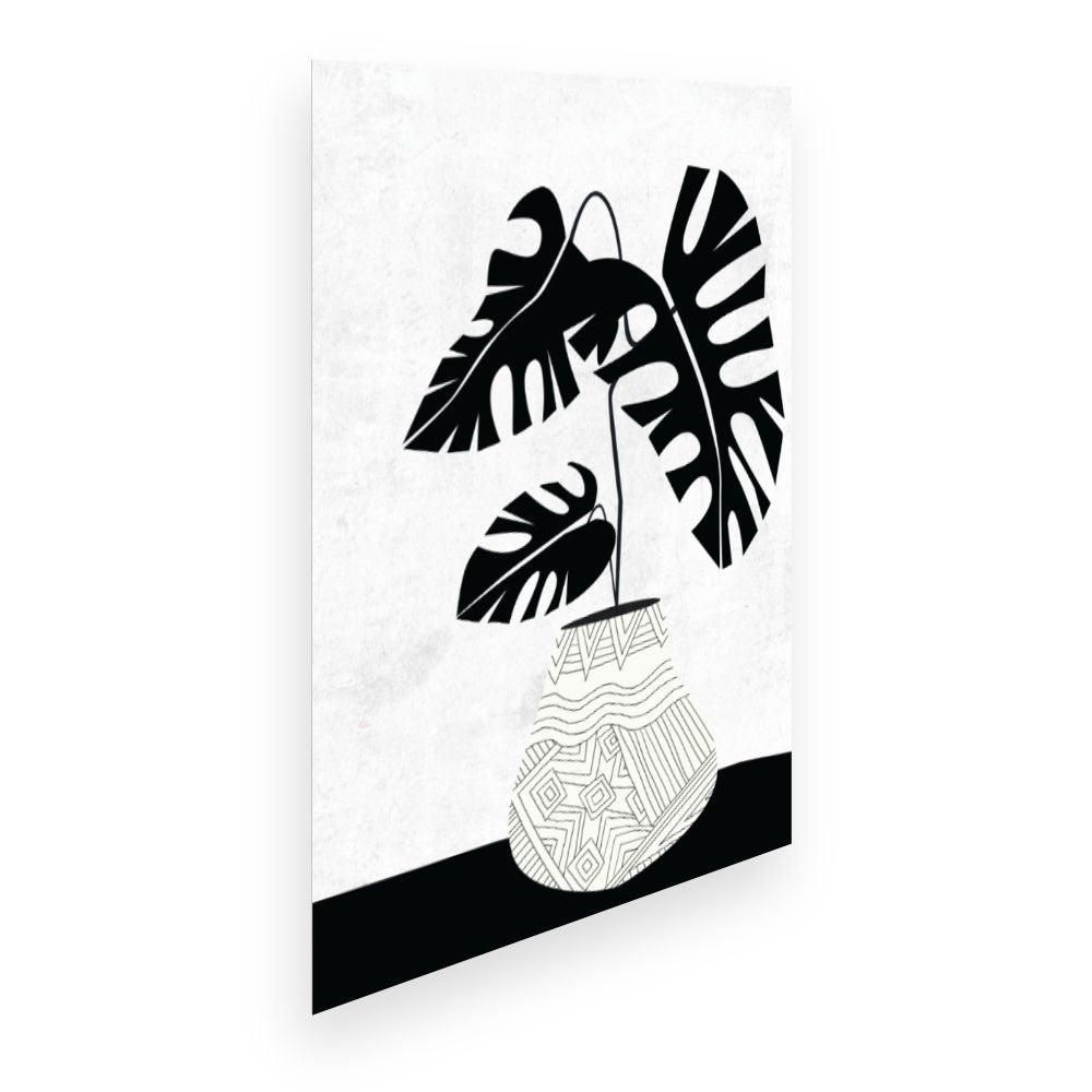 Affiche Feuilles graphiques