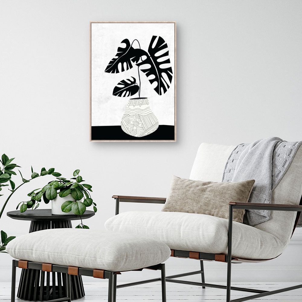 Tableau Feuilles exotiques