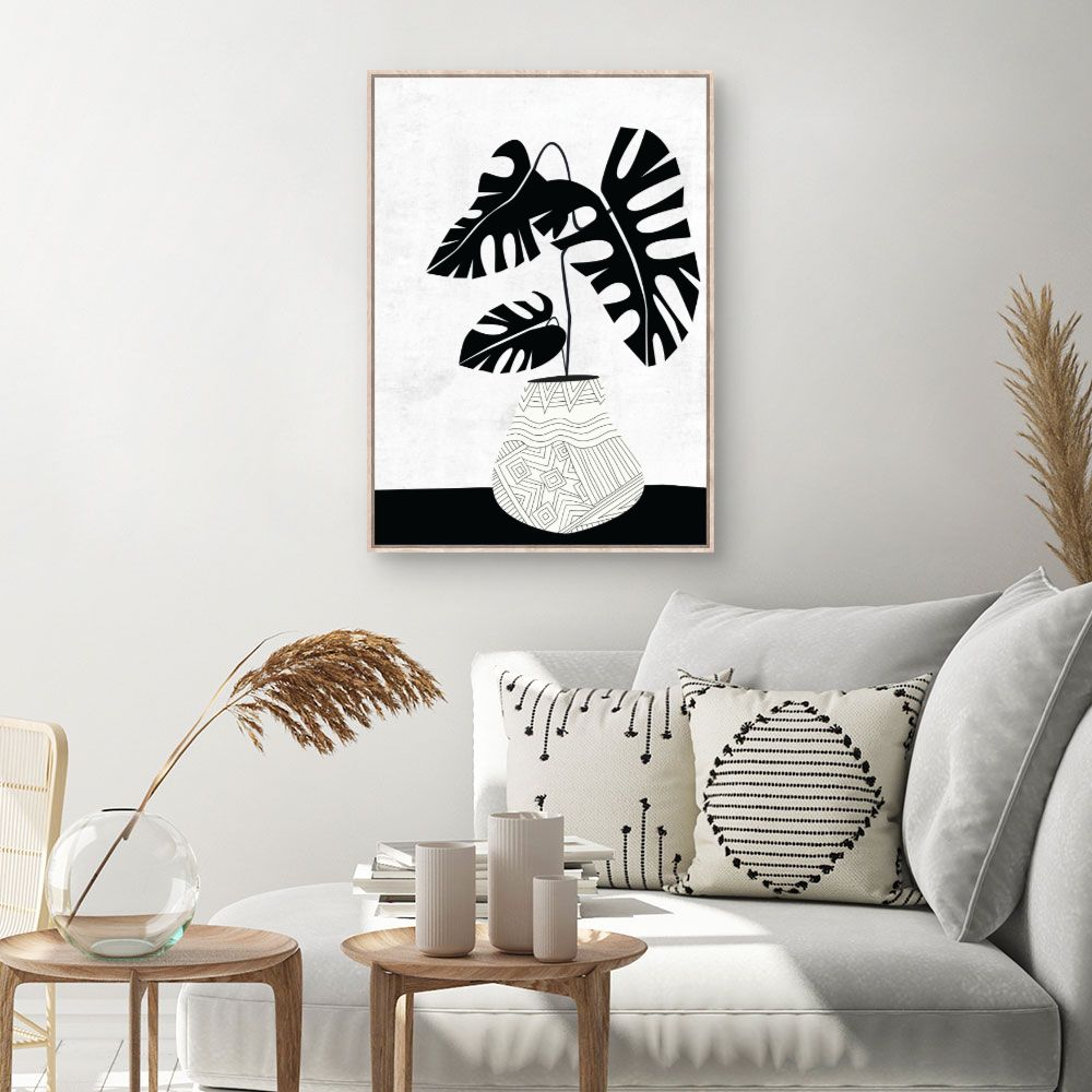 Tableau Feuilles exotiques