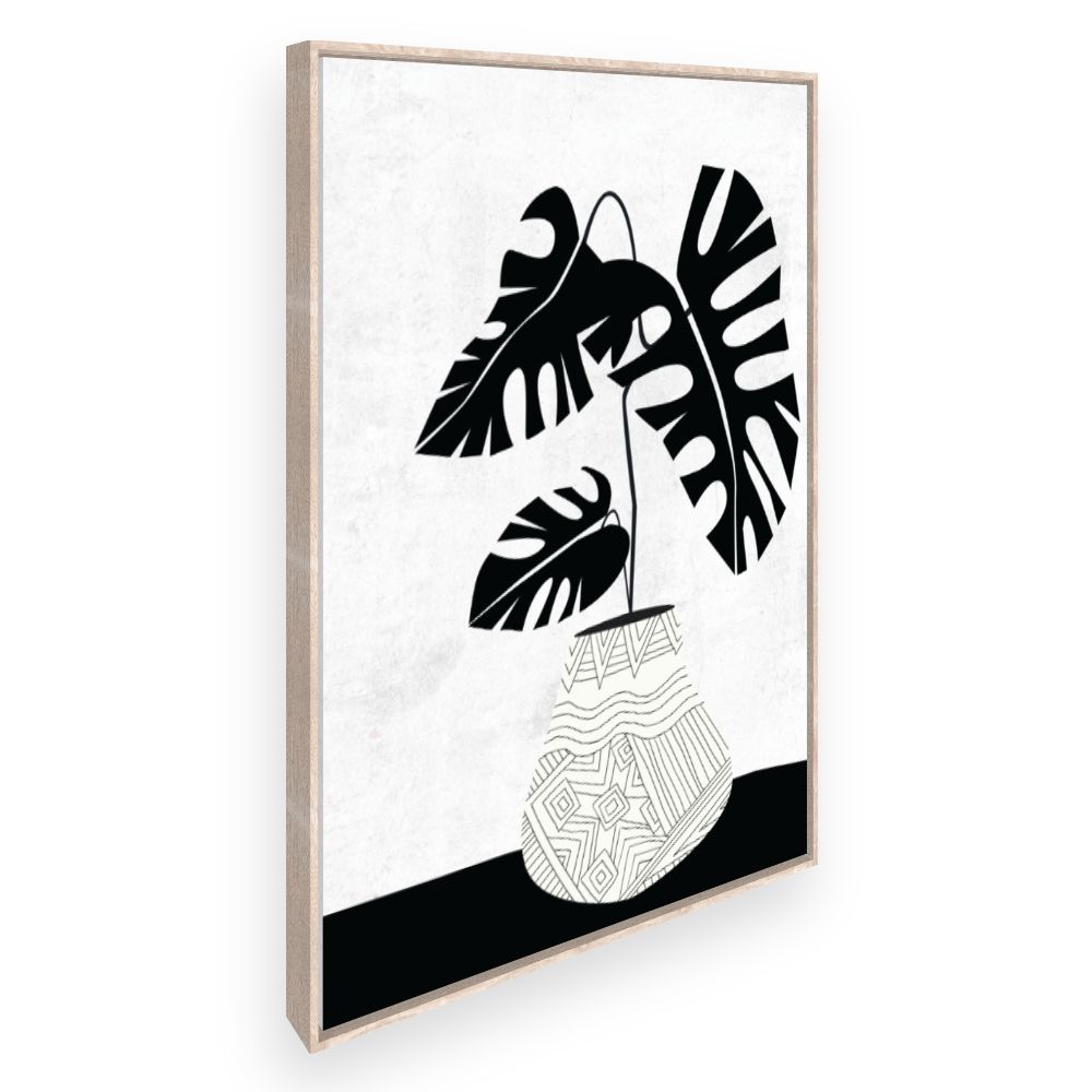 Toile Feuilles exotiques
