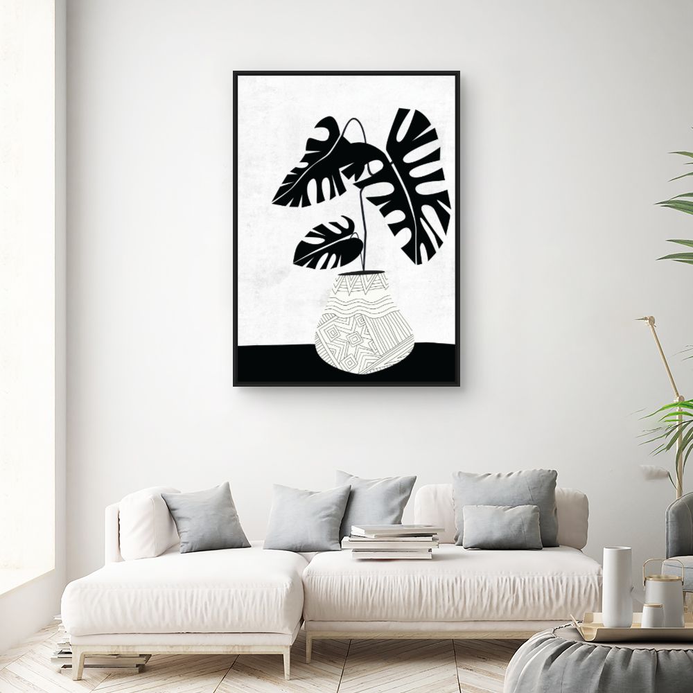 Tableau Feuilles exotiques