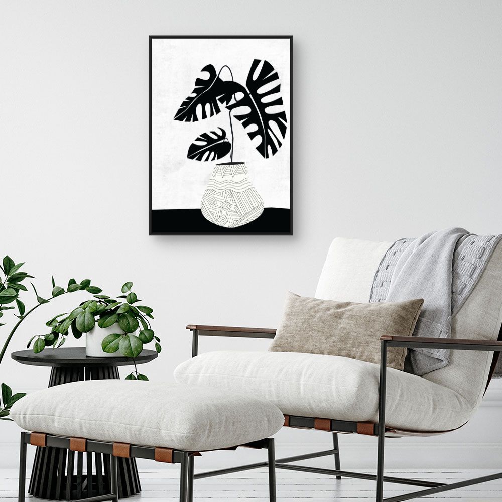 Tableau Feuilles exotiques