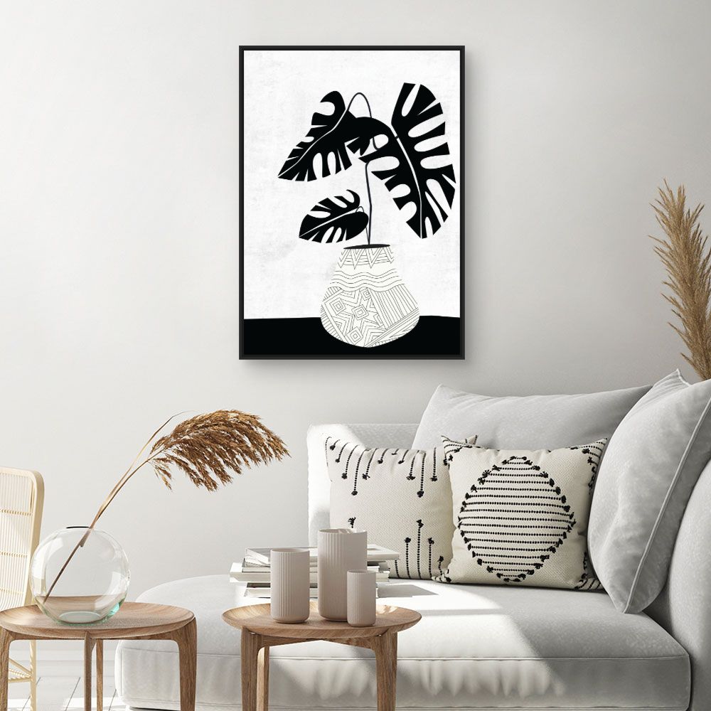Tableau Feuilles exotiques