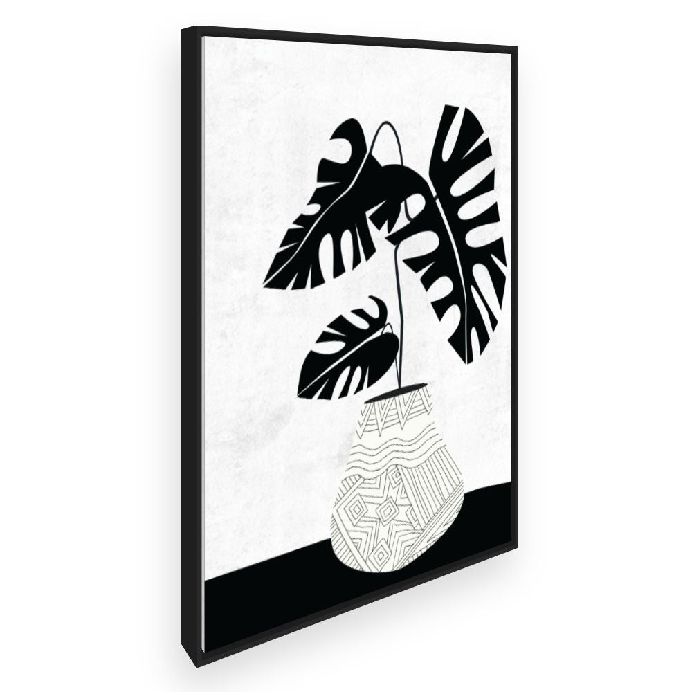 Toile Feuilles exotiques