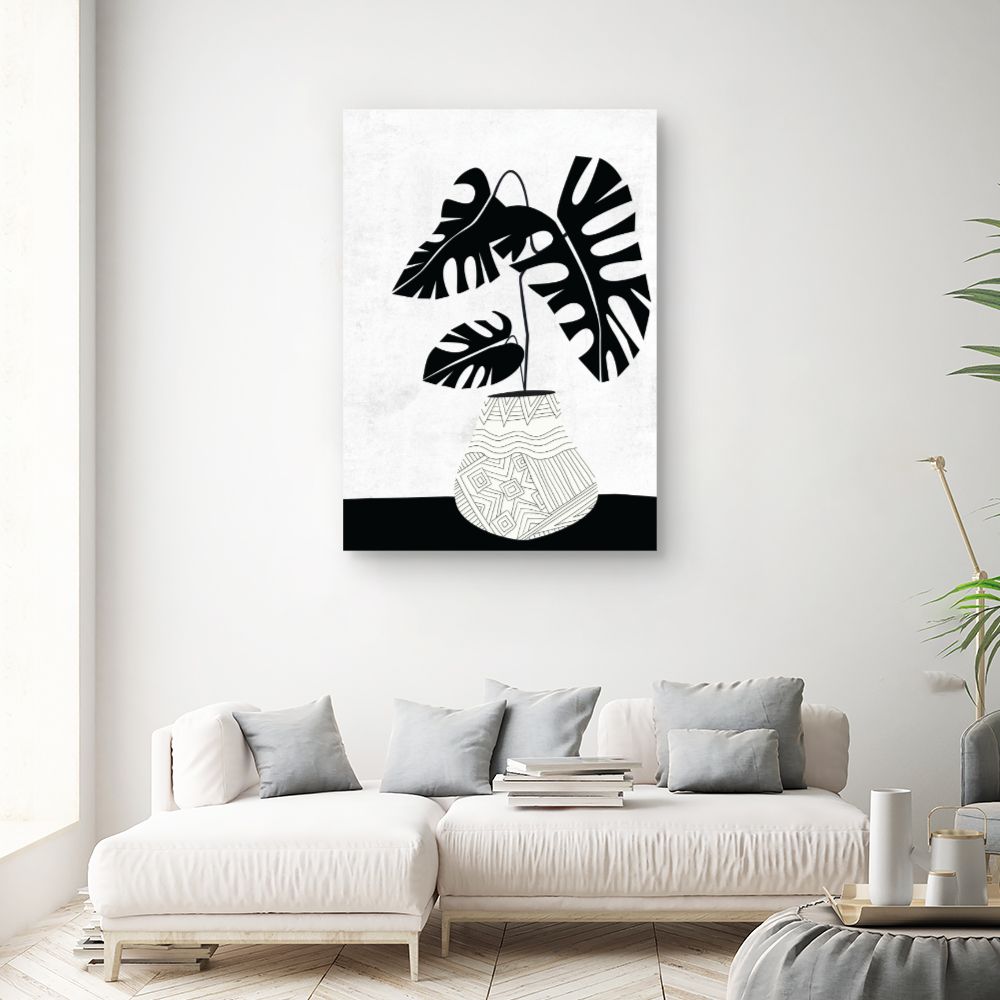 Tableau Feuilles exotiques