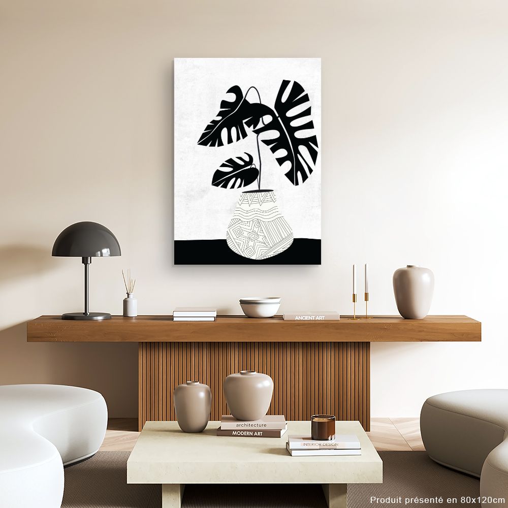 Tableau Feuilles exotiques
