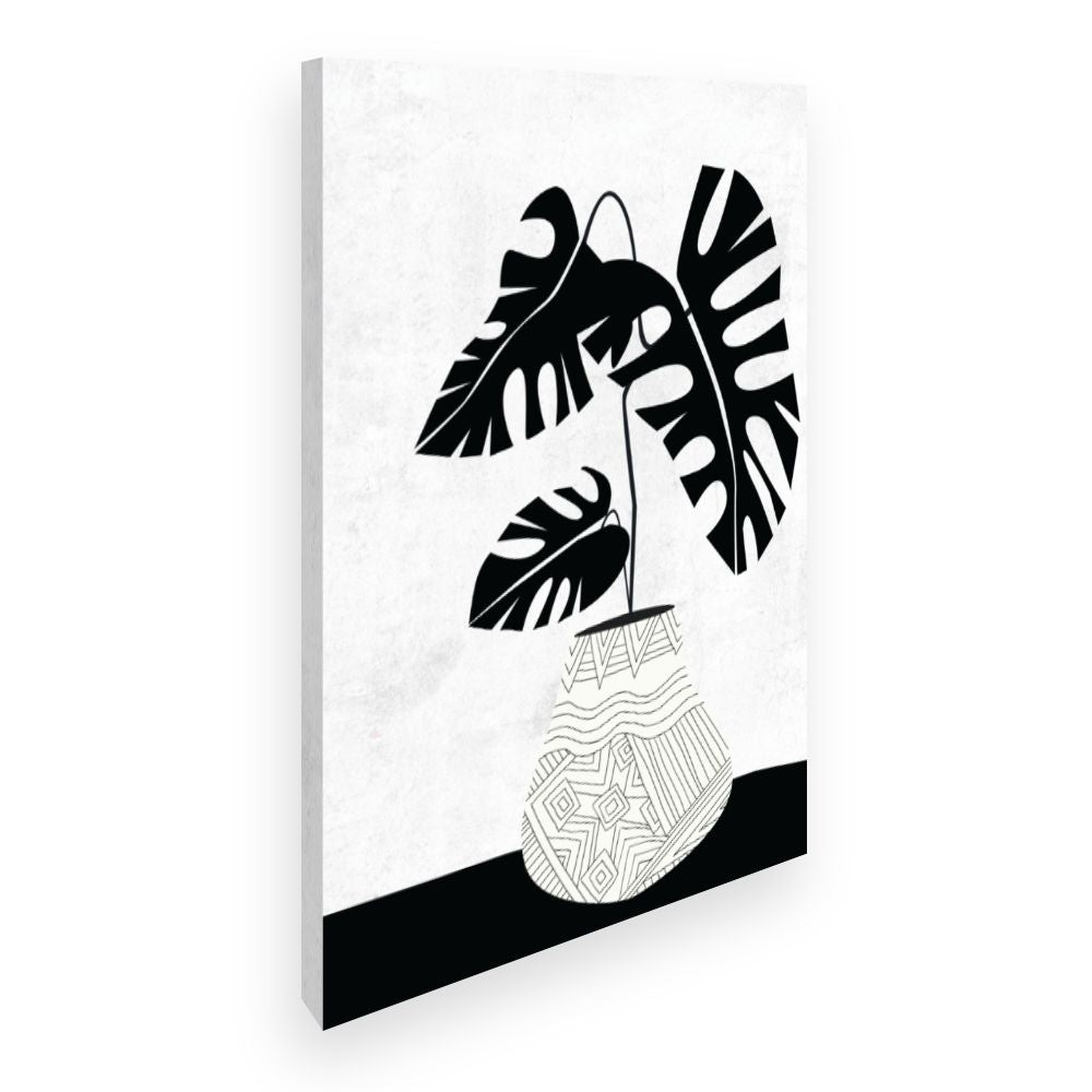 Toile Feuilles exotiques