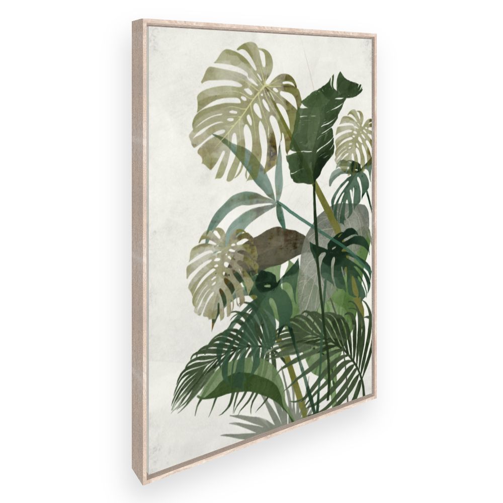 Toile Feuillage tropical luxuriant